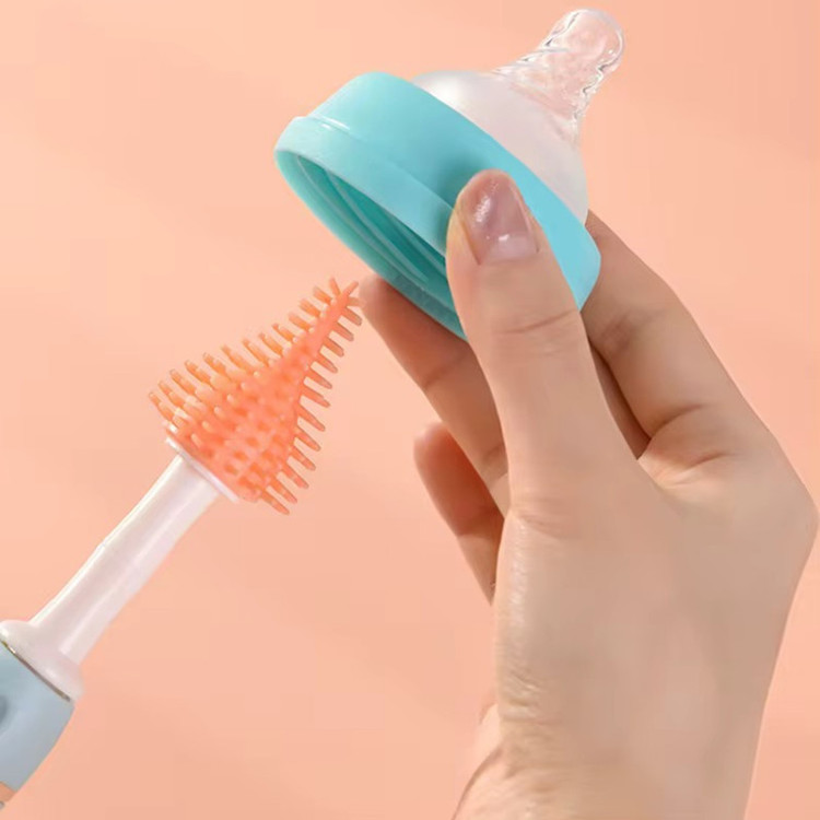 برس شیشه شوی مدل sitobabyمجموعه 8 عددی رنگ کرم