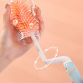 برس شیشه شوی مدل sitobabyمجموعه 8 عددی رنگ کرم