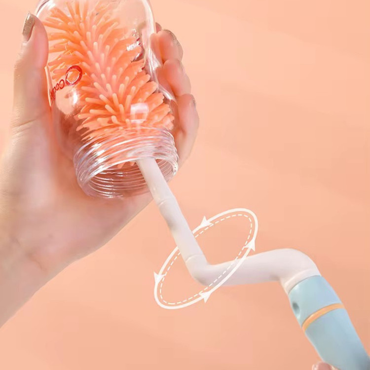 برس شیشه شوی مدل sitobabyمجموعه 8 عددی رنگ کرم
