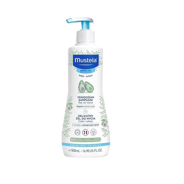 شامپو سر و بدن ماستلا 500 میل Mustela