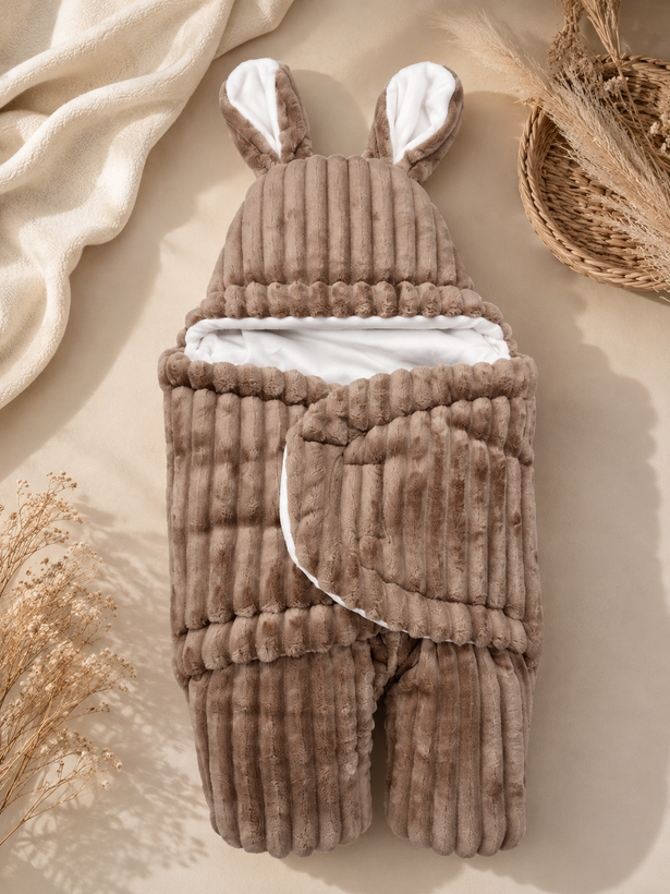 کیسه خواب نوزادی پادار towel set مدل خرگوشی