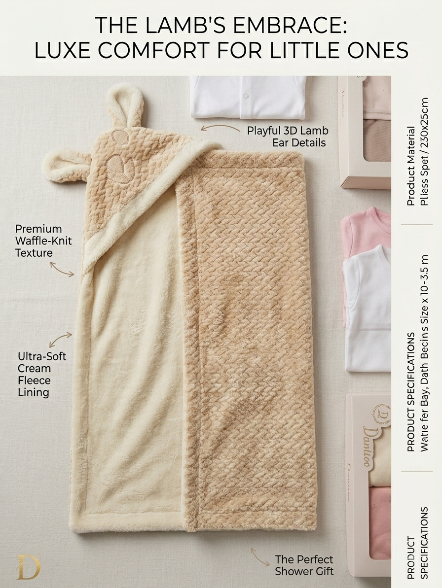 پتو دورپیچ دورو خز mothercare مدل خرگوشی